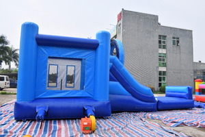 Venta caliente barato comercial gorila inflable, saltando castillo hinchable con tobogán, inflable Combo - Product Image 6