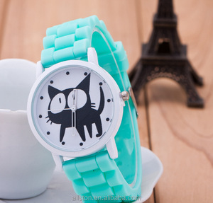 Montre en silicone Genève, motif <span class=keywords><strong>canard</strong></span> jaune de dessin animé, pour enfants, hommes et femmes - Product Image 4