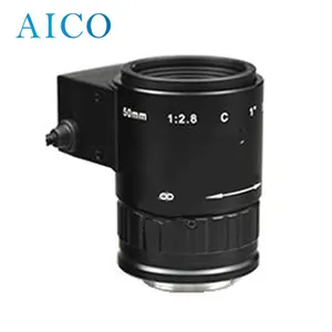 1in image size 1" DC auto iris 5mp 50mm IR corrected 50 mm c mount machine vision ITS cctv lens with dc autoiris ir correction