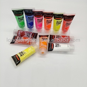 Ensemble de <span class=keywords><strong>peinture</strong></span> <span class=keywords><strong>acrylique</strong></span> à base d'eau de haute qualité - 12 couleurs pour les enfants pour dessiner - Product Image 4