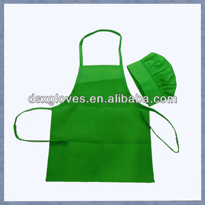 Mini jeunesse, blanc, toques et tabliers à bavette ensemble d'échantillons - Product Image 4