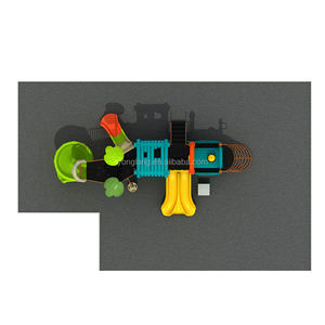 Train-themed sân chơi ngoài trời thiết bị cho trẻ em thép nhựa trượt cho các trường học khu dân cư công viên giải trí giáo dục - Product Image 3