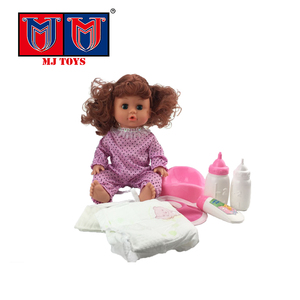 Material ecológico encantador nacido Ropa China muñeca viva con sonidos - Product Image 1