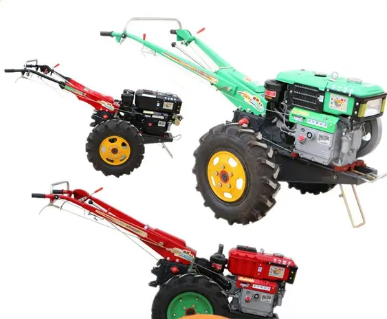Precio de equipo agrícola de maquinaria de granja 2 rueda de Tractor en la India GN12