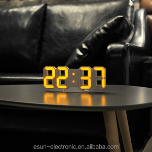 Đồng Hồ Báo Thức Để Bàn Dạng Đèn LED <span class=keywords><strong>3D</strong></span> Trạm Thời Tiết Kỹ Thuật Số Độc Đáo - Product Image 4
