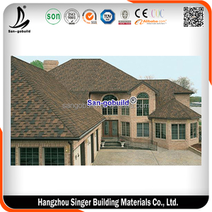 ASTM Estándar Gótico Asfalto <span class=keywords><strong>Tejas</strong></span>, Betún <span class=keywords><strong>Tejas</strong></span> De Madera Casa - Product Image 4