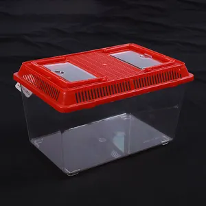 China suppliers Portable pet box with a balcony large breeding basin plastic box