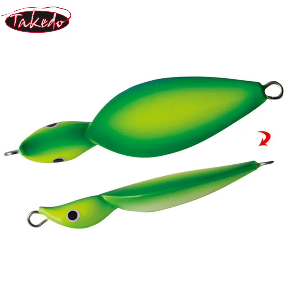 TAKEDO Customized TK6019 100g 125g 150g 200g Turtle Shape Jig Fishing Tackle Baits Metal Fishing Lures New Style Unique Lure