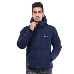 Wholesale new style winter 800 fill power white duck down winter warm jacket outwear mens puffer jackets coats