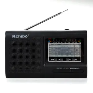 Nhà Máy Chuyên Nghiệp Bán Buôn Giá FM/MW/SW 10 Ban Nhạc Thế Giới Receiver Đài Phát Thanh Với MP3 Máy Nghe Nhạc