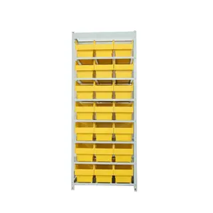 Cheap price heavy duty plastic storage bin rack for sale