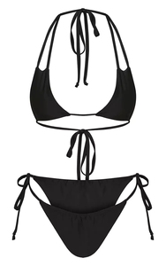Conjunto de Bikini Sexy Brasileño para Mujer KY, COBALT MINIMAL, Traje de Baño Ajustable <span class=keywords><strong>con</strong></span> Tanga, Traje de Baño Estampado de 2 Piezas - Product Image 4