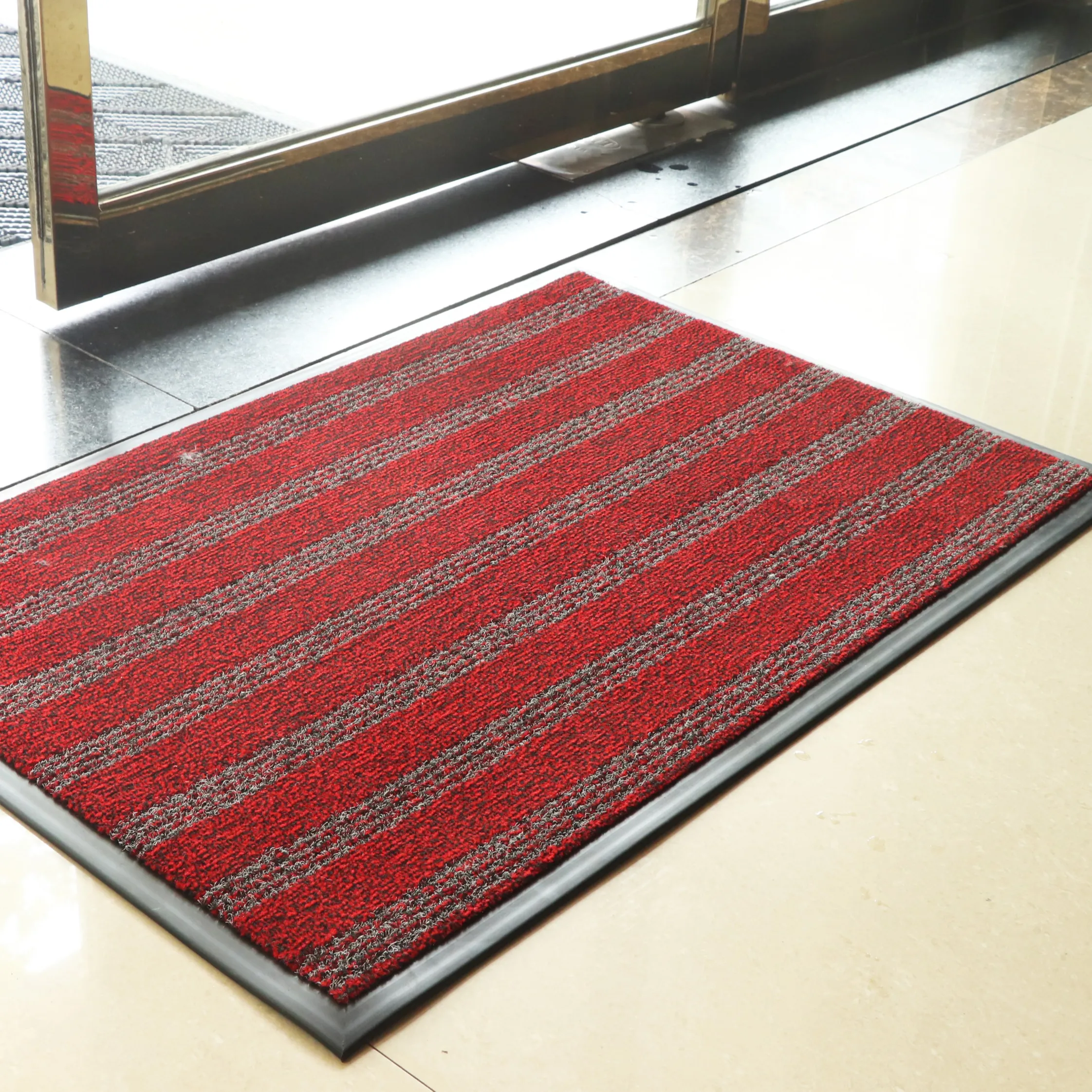 Breiten streifen Staub-entfernen nicht-slip hotel eingang halle, erdigen sand schaben, saugfähigen teppich matte