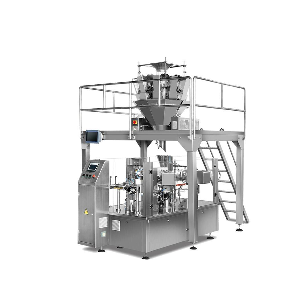 Усовершенствованная ротационная упаковочная машина для кофейного порошка, Китай, Тайвань, Airtac 10-1000 г, нержавеющая сталь 304