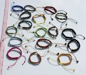 Pulseras de semillas con cuentas artesano arte de joyería peruano, joyería a granel, joyería hecha a mano con cuentas - Product Image 1