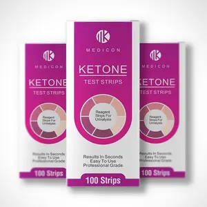 Ketone Urinalysis Test Strips 125 Count, Ideal to Help with Ketogenic, Atkins Diets