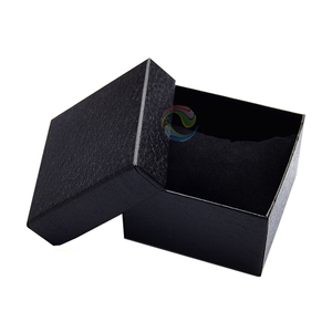 En gros Pas Cher Élégant Hommes Logo Personnalisé Noir Boîte De Montre En Papier Cadeau - Product Image 4