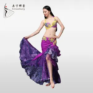 Nouveau Costume de Danse Du Ventre Professionnel Avec Égyptien Soutien-Gorge