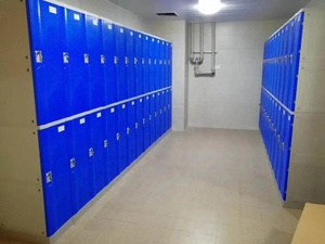 Armoire de <span class=keywords><strong>rangement</strong></span> pour bagages en plastique ABS Toppla T-382L, école, hôtel, dortoir, personnel, <span class=keywords><strong>colonne</strong></span> unique, deux portes, casiers - Product Image 4