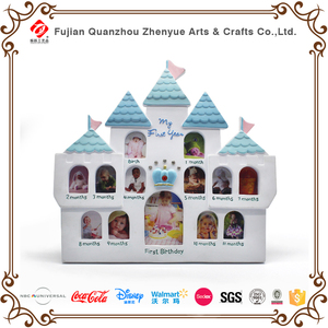 Cadre photo en plastique de <span class=keywords><strong>collage</strong></span> de château de cadeaux d'anniversaire spéciaux de croissance d'enfants de souvenir - Product Image 3