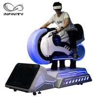 Simulateur de conduite de moto de réalité virtuelle de course VR de qualité supérieure, moto 9D, conduite sur voiture VR, moto VR avec prix