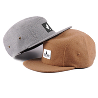 Trendy 5 panel cap wool Perfect For 