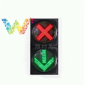 300mm red green led flashing light toll station stop and go guidance traffic light sale