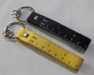 Pu promocional cinta métrica <span class=keywords><strong>regla</strong></span> llavero - Product Image 1