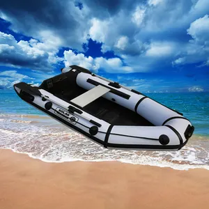 Năng lượng mặt trời biển 2 người sàn gỗ PVC thuyền Inflatable