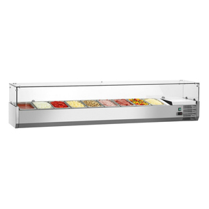 저렴한 중고 2 도어 카운터 탑 지하철 샌드위치/샐러드 바 냉장고 준비 테이블 냉장 - Product Image 3