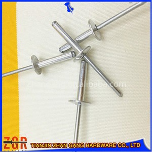 ZGR Hardware 5050 Open End Countersunk Head 4.0*14mm Aluminum Blind <strong>Rivet</strong> With High Quality Best Price Made In China - Product Image 5