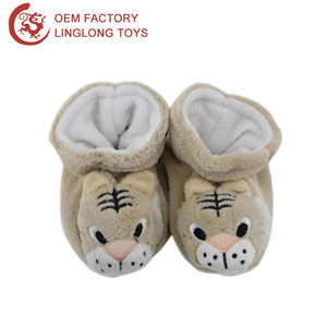 Ours chauds d'hiver en peluche personnalisés chaussures pour tout-petits animal de dessin animé ours bottes pour bébés ours en peluche chaussures chaudes pour bébé - Product Image 6