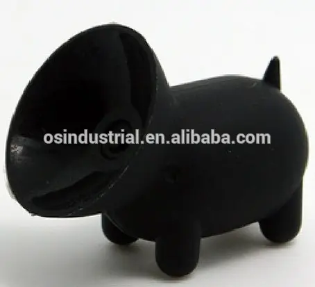 Fábrica suministro cerdo en forma de animales smartphone silicona soporte del lechón