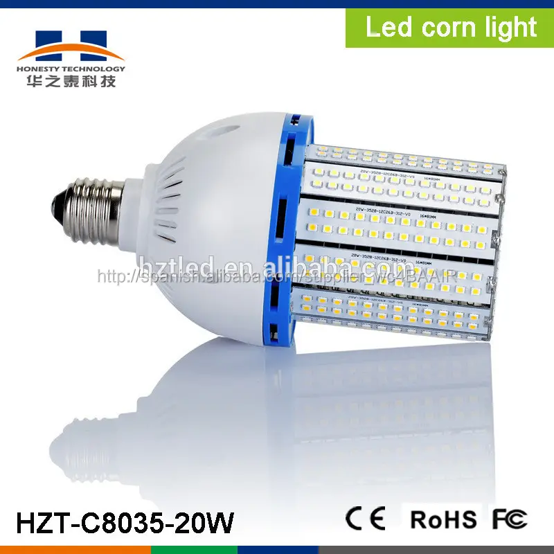 E27 / E40 alta calidad 20 W 30 W 40 W 60 W 80 W 100 W 120 W led de la lámpara ahorro de energía E40 E27 llevó la luz del maíz