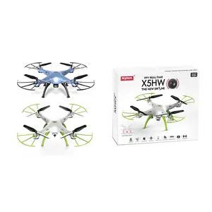 Syma โดรนบังคับวิทยุแบบพกพา X5HW ส่งภาพระดับมืออาชีพโดรน FPV