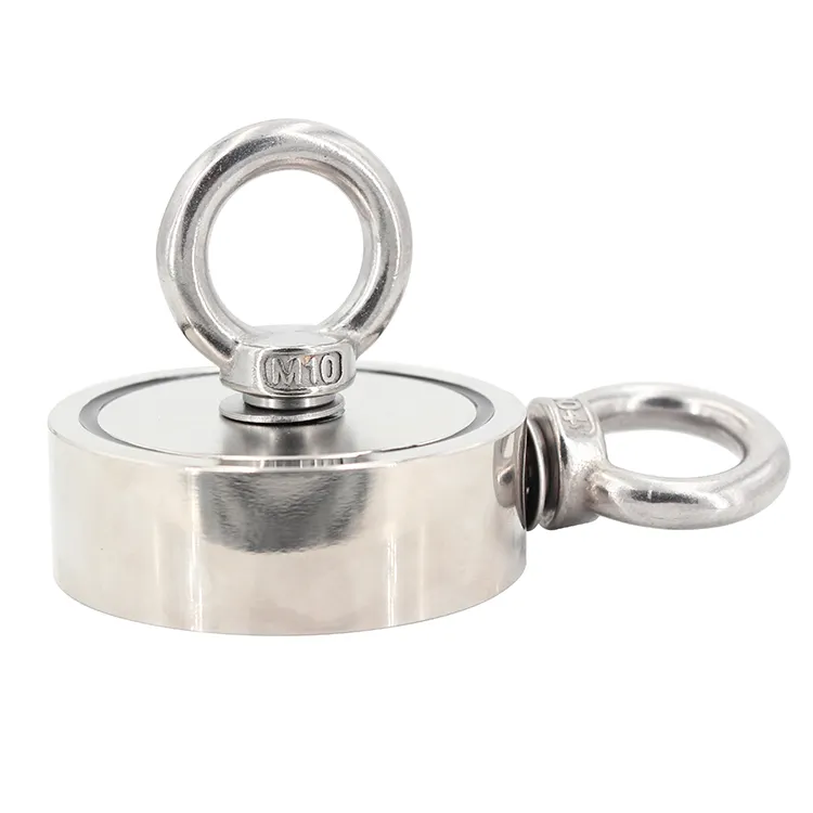 Recupero recupero recupero magnete da pesca magnete Ndfeb al neodimio magnete industriale magnete permanente al neodimio ferro boro Pot / Cup Shape Nickel