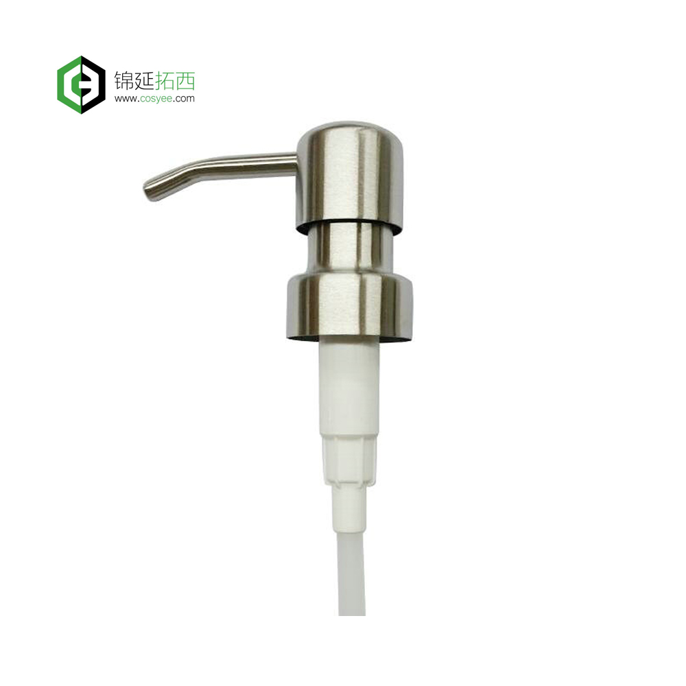 Soap Pump Replacement Satin Finish 304 Stainless Steel Liquid Soap Dispenser Pump 28/400