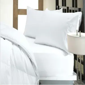 100% cotton high quality white plain percale sheeting fabric roll hotel linen