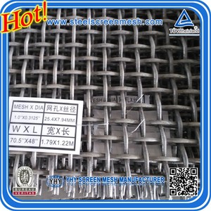 <span class=keywords><strong>2</strong></span> x 1.5 m 32 mm x 8 mm de acero de manganeso de malla tejida - Product Image 2
