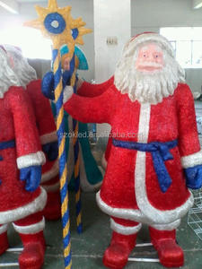 Vente chaude! différentes Tailles 3D Santa Claus LED Lumière - Product Image 3