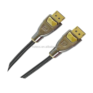 Alta definición metal bloqueable <span class=keywords><strong>DisplayPort</strong></span> <span class=keywords><strong>cable</strong></span> <span class=keywords><strong>1.3</strong></span> Con aislamiento de PVC - Product Image 1