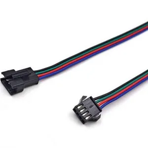 Jst 4 3-контактный Штекерный разъем RGB проводной кабель 3528 5050 SMD Светодиодная лента