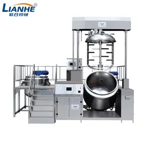 Vacuum Emulsifier Cream/Hair Color Making Machine Mixing Equipment for Cosmetics