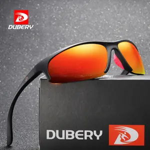 Dubery D185ครึ่งกรอบรถจักรยานยนต์อิตาลีออกแบบตรา TAC บุรุษแว่นตากันแดดกีฬา UV400