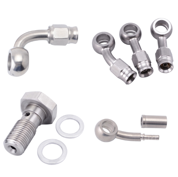 Kit De Pernos Banjo 12mm Para Línea De Combustible Turbo - Alta Resistencia Y Sellado Para Coche (Incluye Espaciadores)