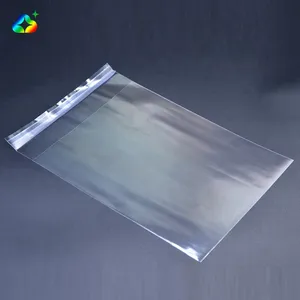 Prezzo di fabbrica imballaggio personalizzato trasparente trasparente sacchetti di plastica Opp con autoadesivo