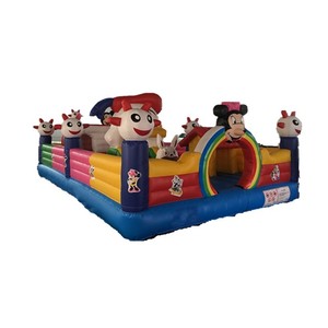 Rumah Combo Bouncer tiup anak-anak, harga rendah, istana pantul lompat tiup, taman hiburan luar ruangan Bouncer tiup
