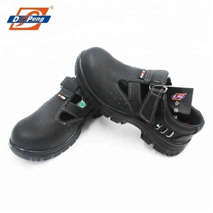 Sandalias de Verano Transpirables de Cuero Genuino con Puntera de Acero, Botines de Seguridad de Corte Bajo Antideslizantes, Zapatos de Trabajo para Hombre para <span class=keywords><strong>Restaurante</strong></span> - Product Image 3