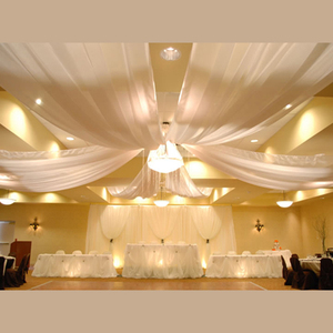 Tecido para Decoração de Palco de Casamento Indiano, Drapeado de Teto para Casamento - Product Image 1