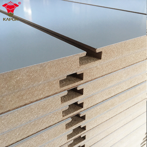 Kapok <span class=keywords><strong>Pannello</strong></span> <span class=keywords><strong>15</strong></span> millimetri melammina ha affrontato <span class=keywords><strong>mdf</strong></span> slatwall / slatwall pannelli per negozio fornitori - Product Image 3